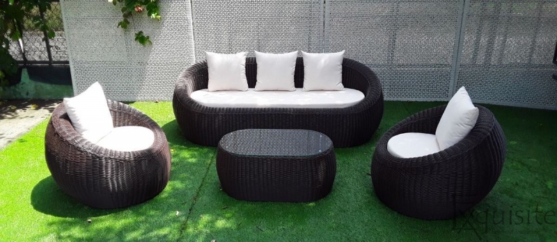 Set canapea din ratan artificial 1