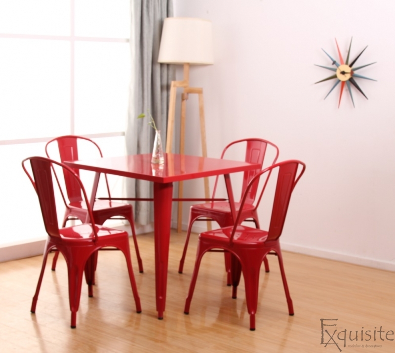 Masa din metal pentru bucatarie sau terasa6