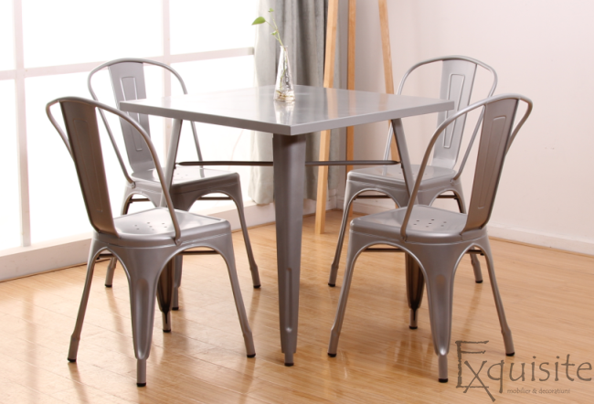 Masa din metal pentru bucatarie sau terasa2