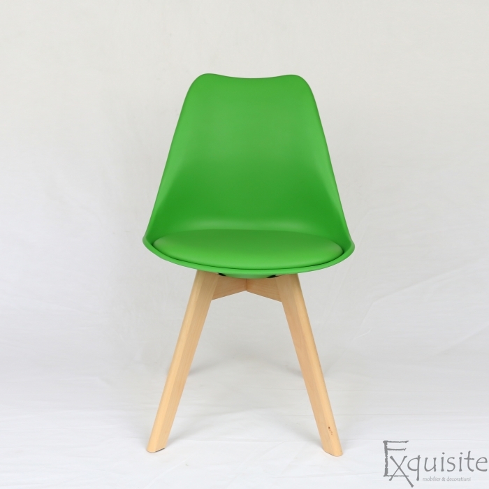 Scaun de bucatarie tapitat cu piele ecologica, EX0734
