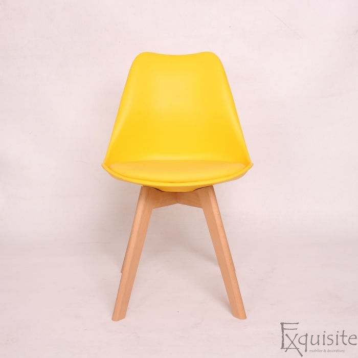 Scaun de bucatarie tapitat cu piele ecologica, EX0733