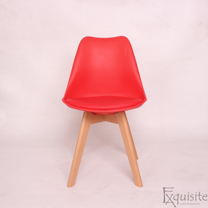 Scaun de bucatarie tapitat cu piele ecologica, EX0736