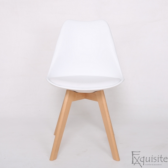Scaun de bucatarie tapitat cu piele ecologica, EX0732