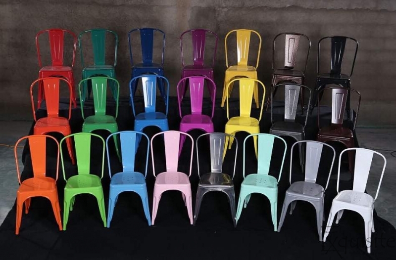 Scaun din metal pentru terasa 4