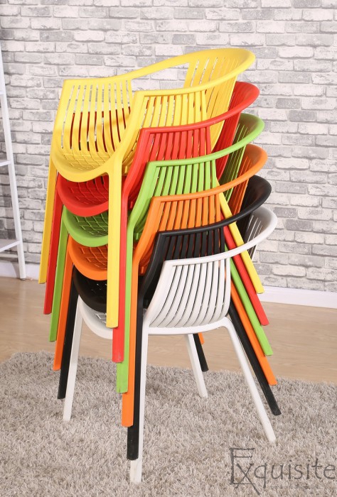 Scaun pentru terasa, modern, plastic, design Luigi, diverse culori7