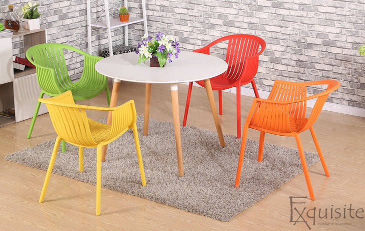 Scaun pentru terasa, modern, plastic, design Luigi, diverse culori8