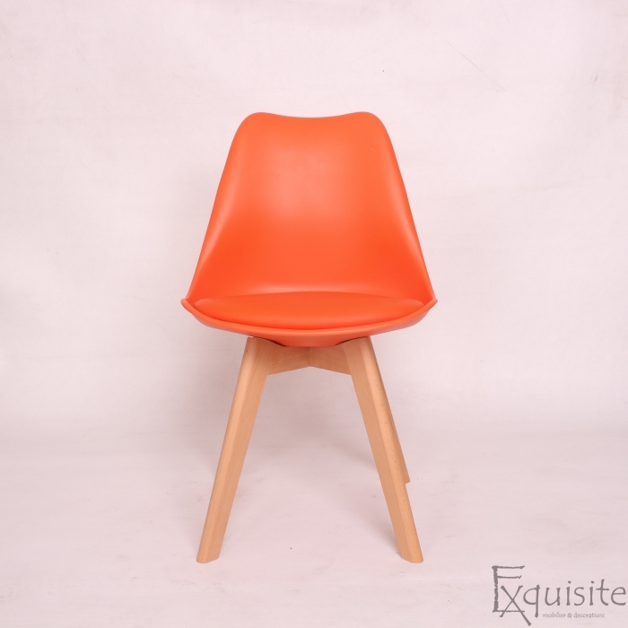 Scaun de bucatarie tapitat cu piele ecologica, EX0738