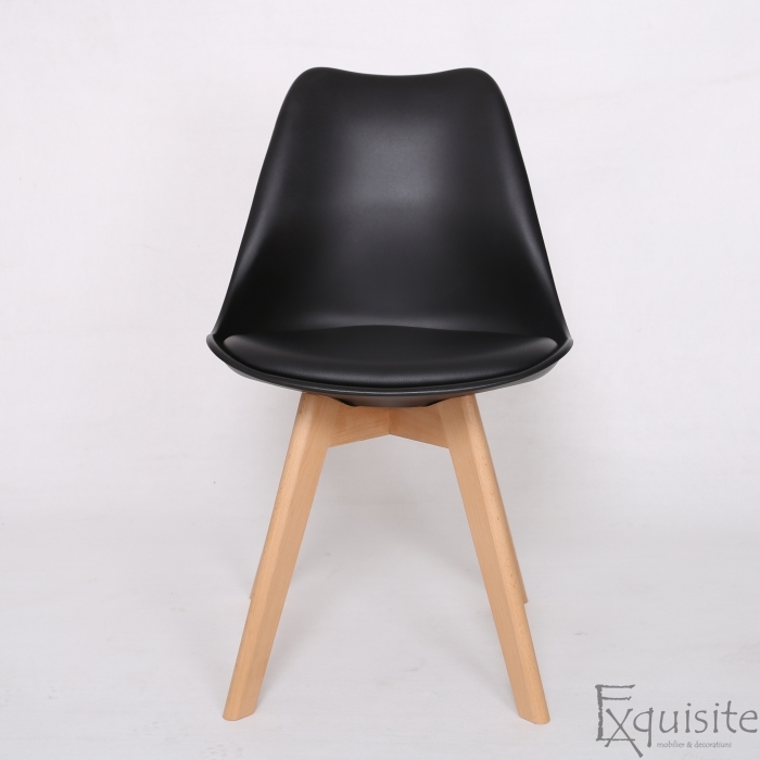 Scaun de bucatarie tapitat cu piele ecologica, EX0737