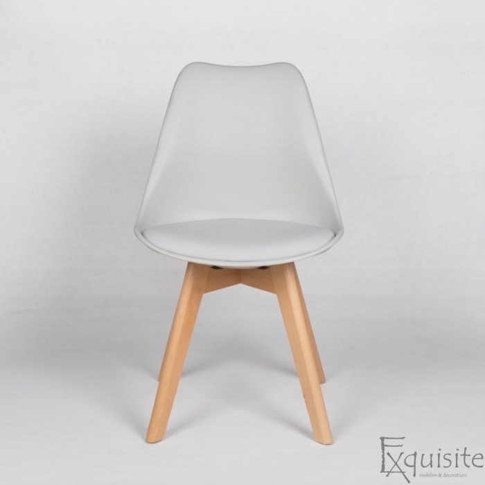 Scaun de bucatarie tapitat cu piele ecologica, EX0731