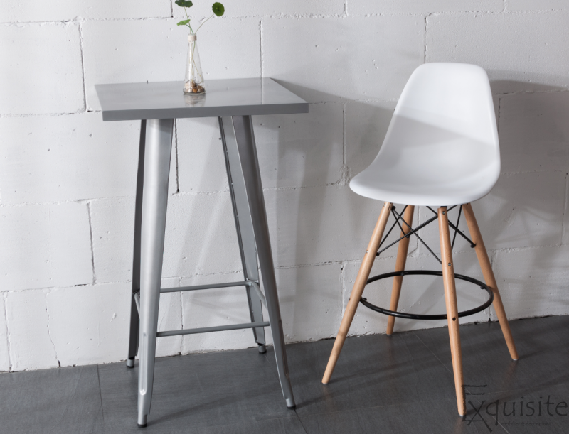 Scaune de bar cu 4 picioare - Set 2 bucati2