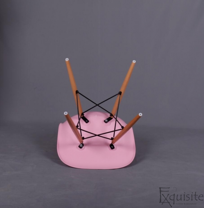 Scaun de bucatarie, living, set 4 bucati, roz3