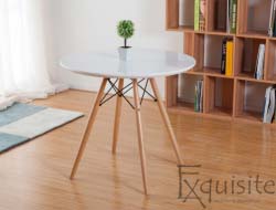 Masa living rotunda din MDF, diametru 80cm, EX1011