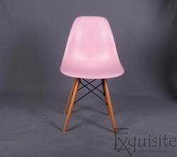 Scaun de bucatarie, living, set 4 bucati, roz