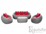 Set canapea din ratan artificial 2