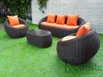 Set canapea din ratan artificial 4
