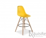 Scaun de bar cu picioare din lemn, inaltime 66cm, design Eames0