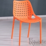 Scaun de bucatarie din plastic, Exquisite, rosu. galben, alb2
