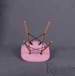 Scaun de bucatarie, living, set 4 bucati, roz2
