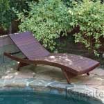 Sezlong elegant din ratan artificial 0