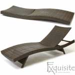 Sezlong elegant din ratan artificial 4