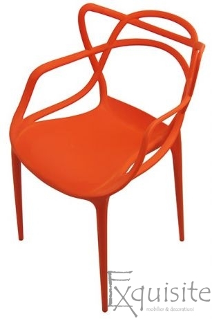 Scaune moderne de bucatarie din plastic - Set 4 Scaune - design Masters 9
