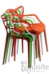 Scaune moderne de bucatarie din plastic - Set 4 Scaune - design Masters 10